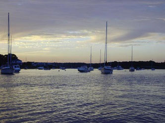 New Harbor at dawn